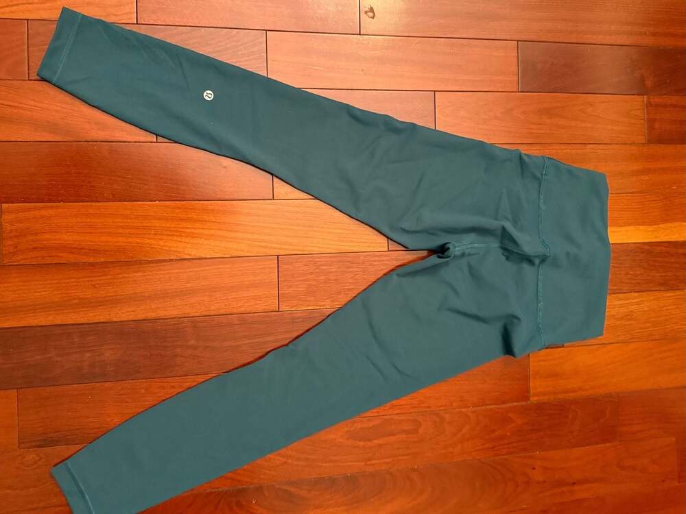 Lululemon Wunder Train High-Rise Tight 25" in Desert Teal Size 4